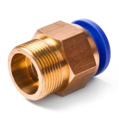 Фитинги прямые с наружной резьбой PC